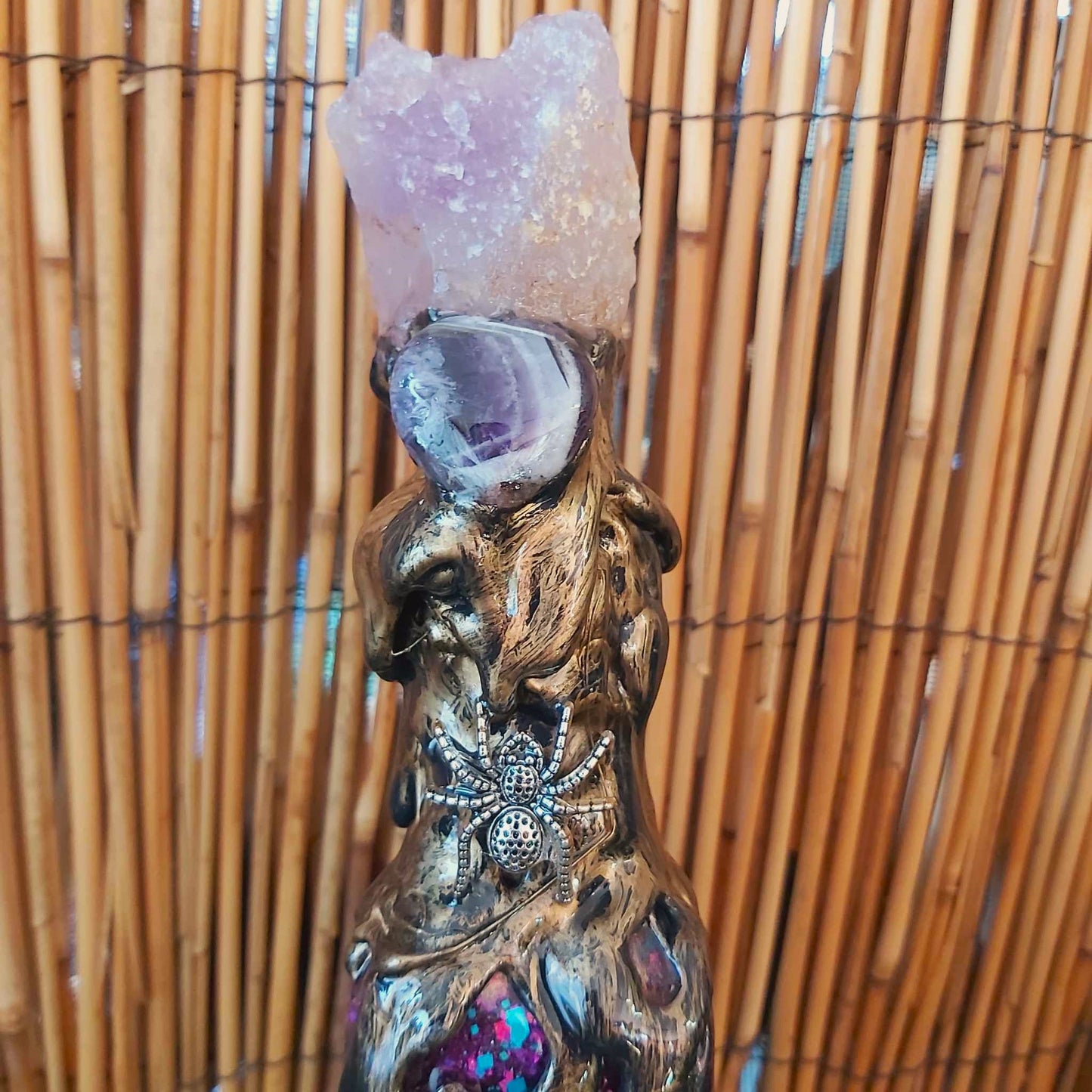 Spiritual & Divination Spell Potion Altar Bottle - Amethyst