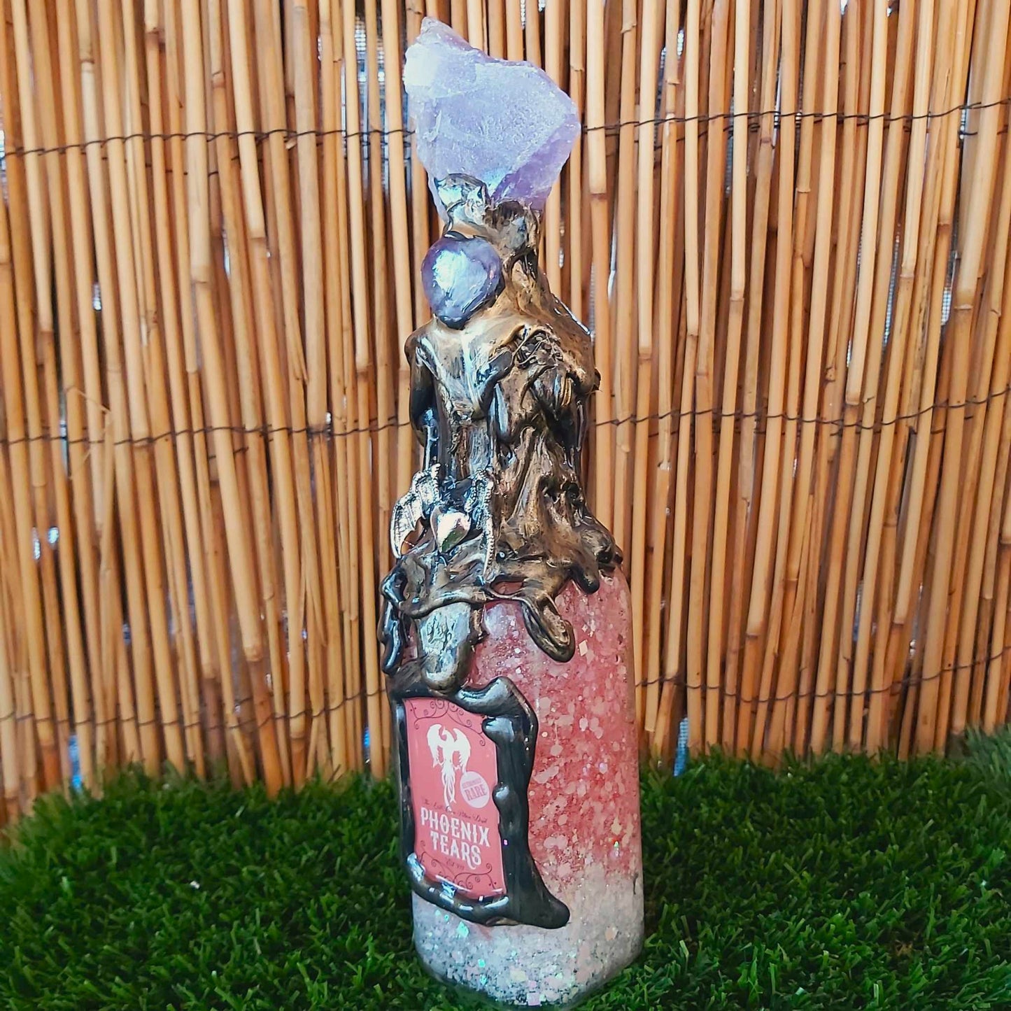 Spiritual & Divination Spell Potion Altar Bottle - Amethyst