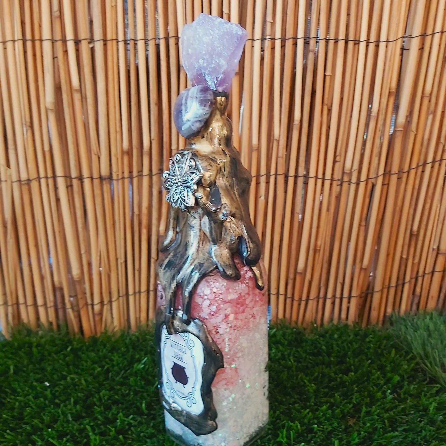 Spiritual & Divination Spell Potion Altar Bottle - Amethyst