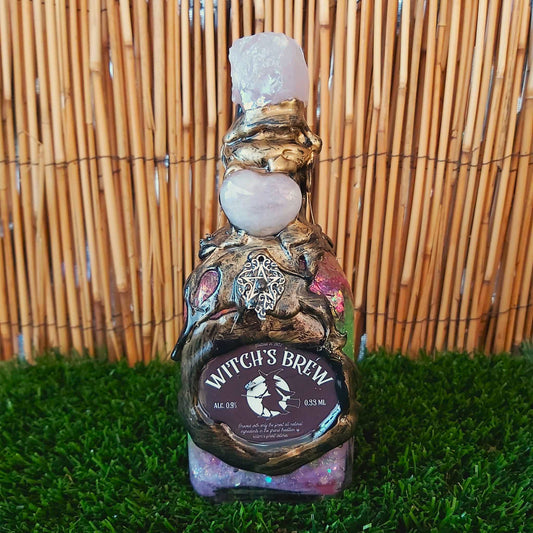 Spiritual & Divination Spell Potion Altar Bottle - Rose Quartz