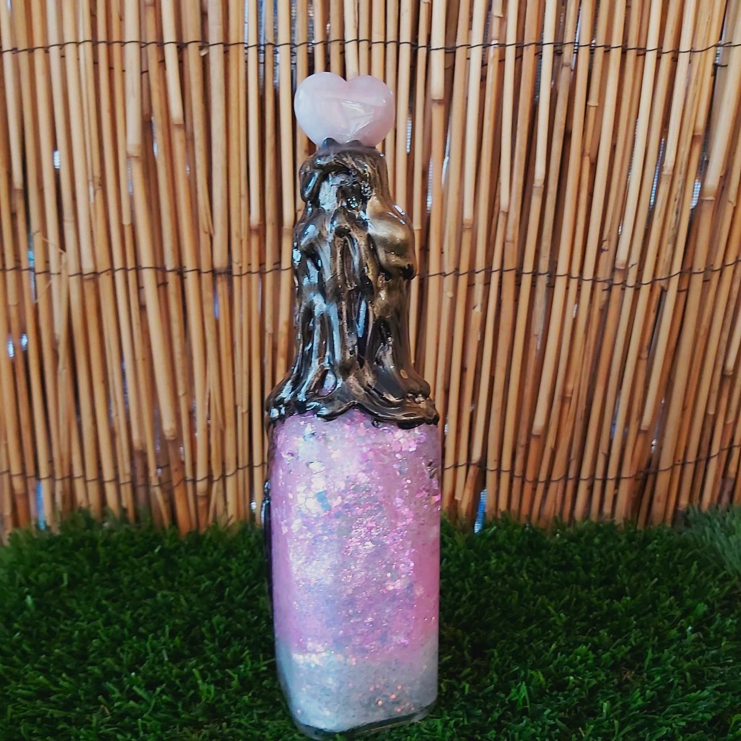 Spiritual & Divination Spell Potion Altar Bottle - Rose Quartz