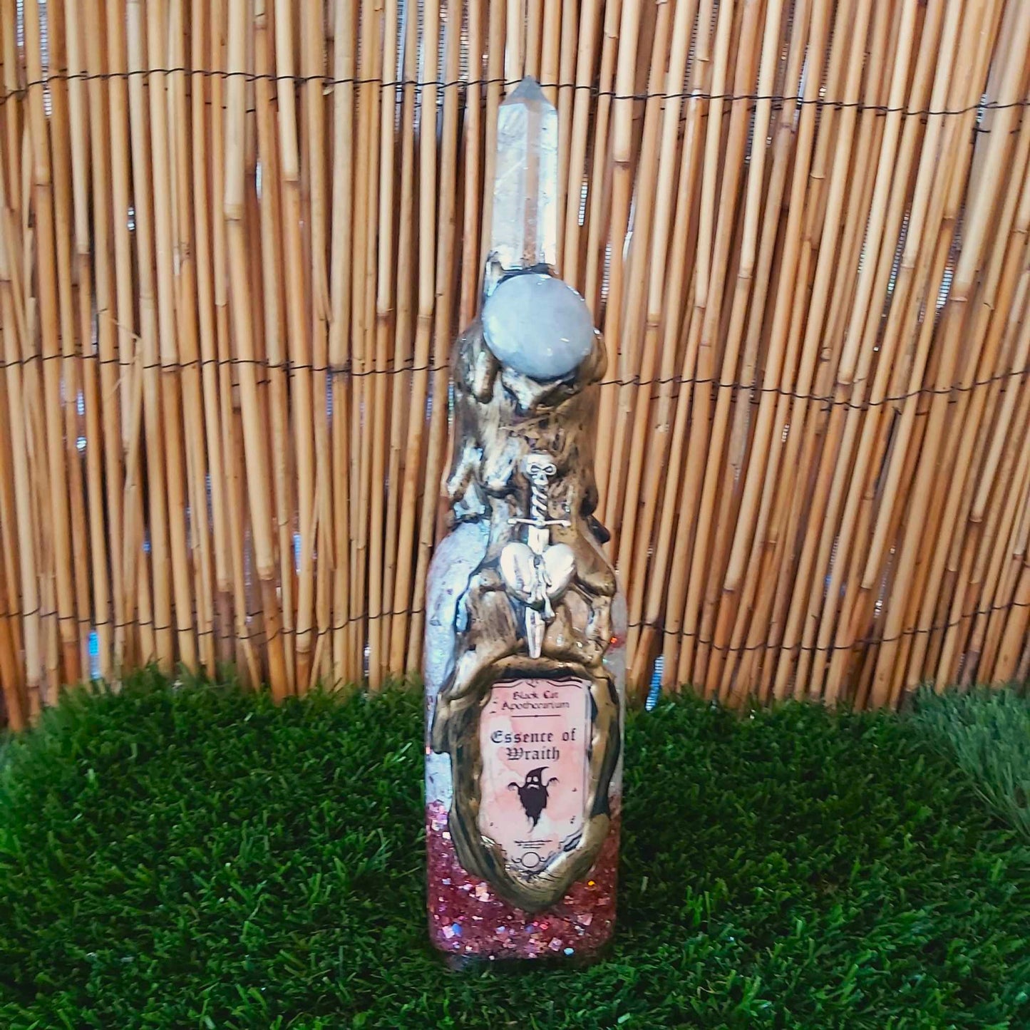 Spiritual & Divination Spell Potion Altar Bottle - Clear Quartz