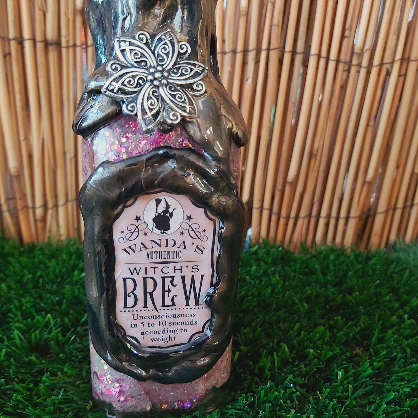 Spiritual & Divination Spell Potion Altar Bottle - Aura Quartz