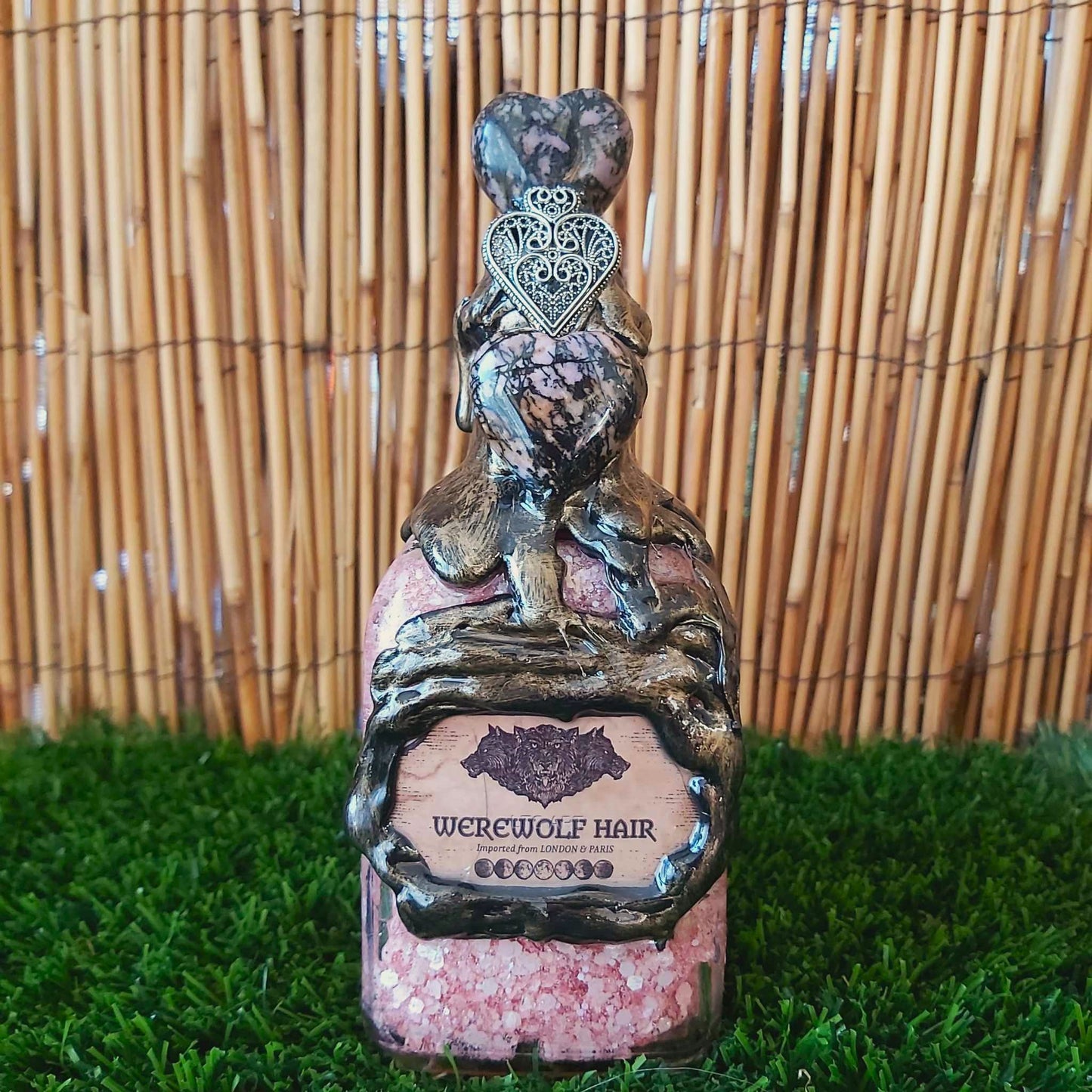 Spiritual & Divination Spell Potion Altar Bottle - Rhodonite