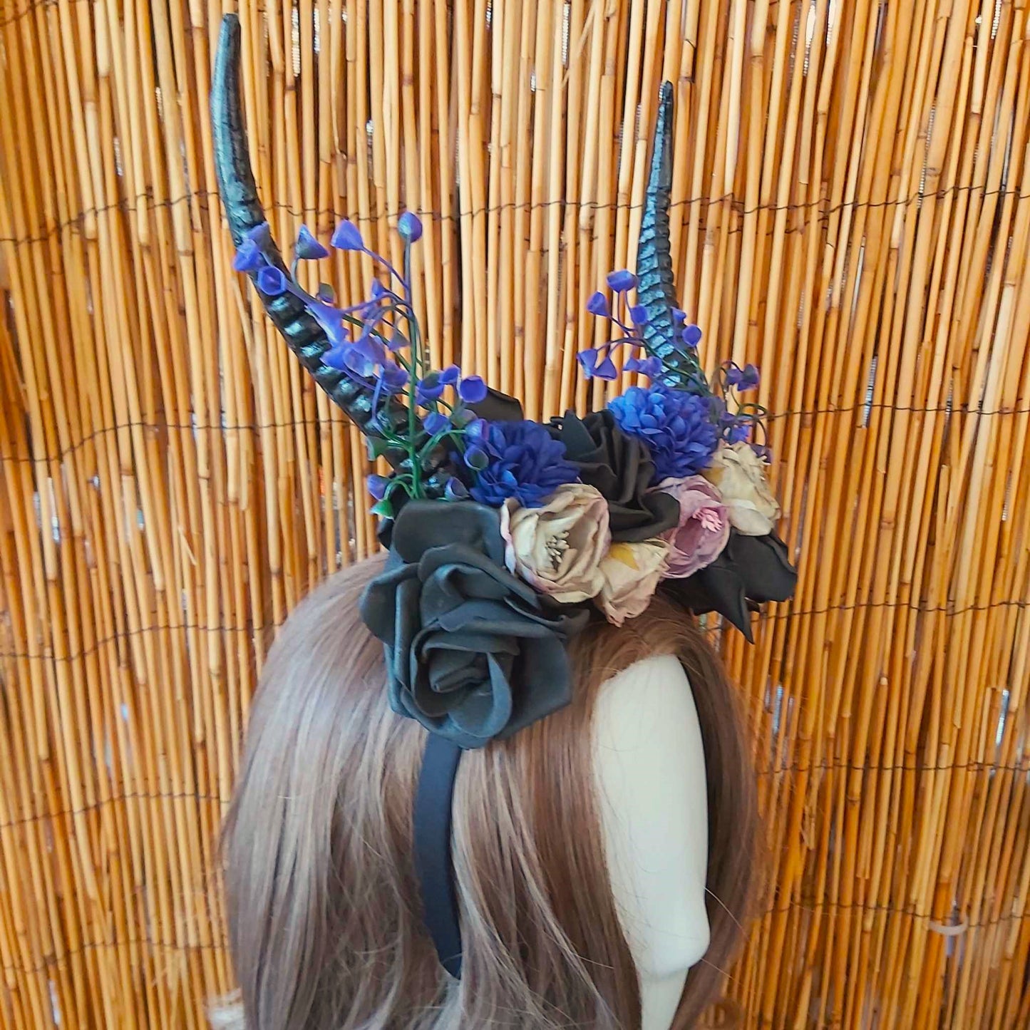 Luxury Handmade Purple Flower Headband/Headpiece
