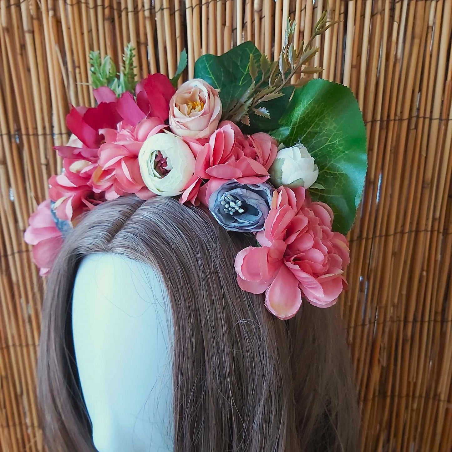 Luxury Handmade Pink Flower Headband/Headpiece
