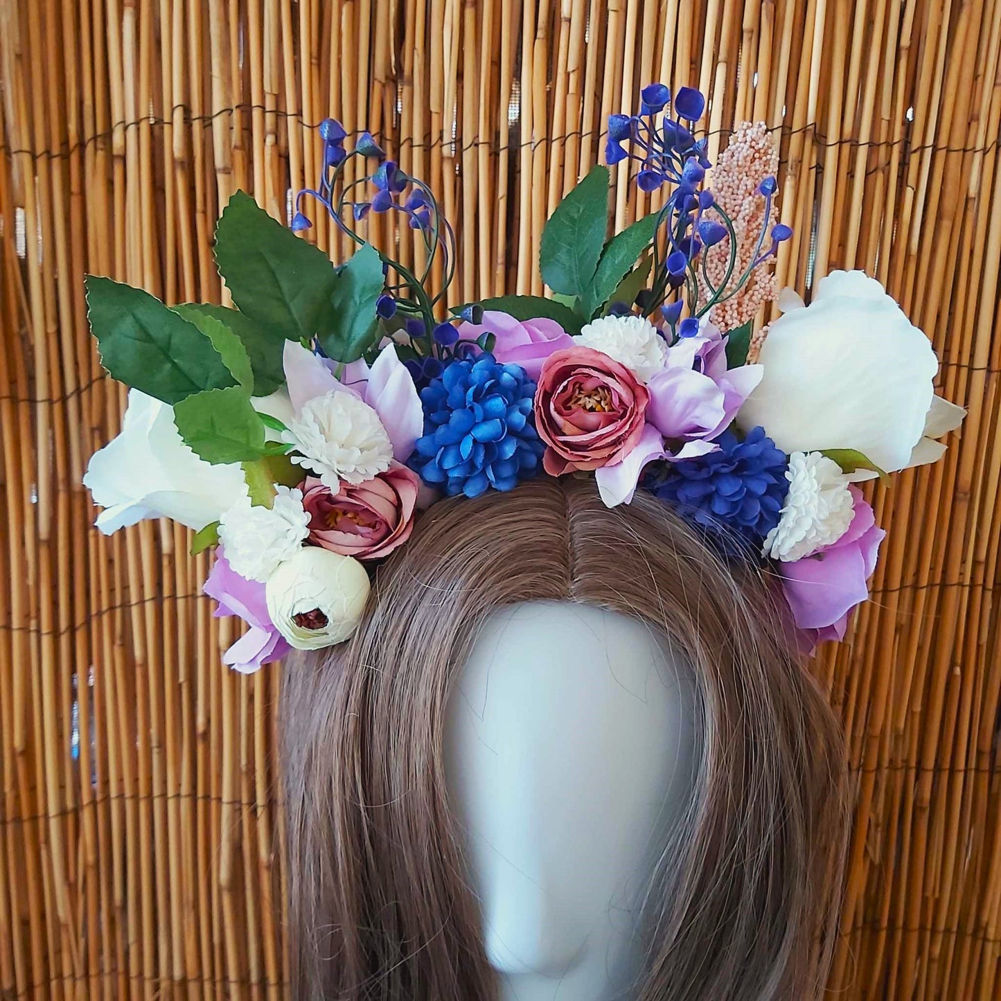 Luxury Handmade Purple Flower Headband/Headpiece