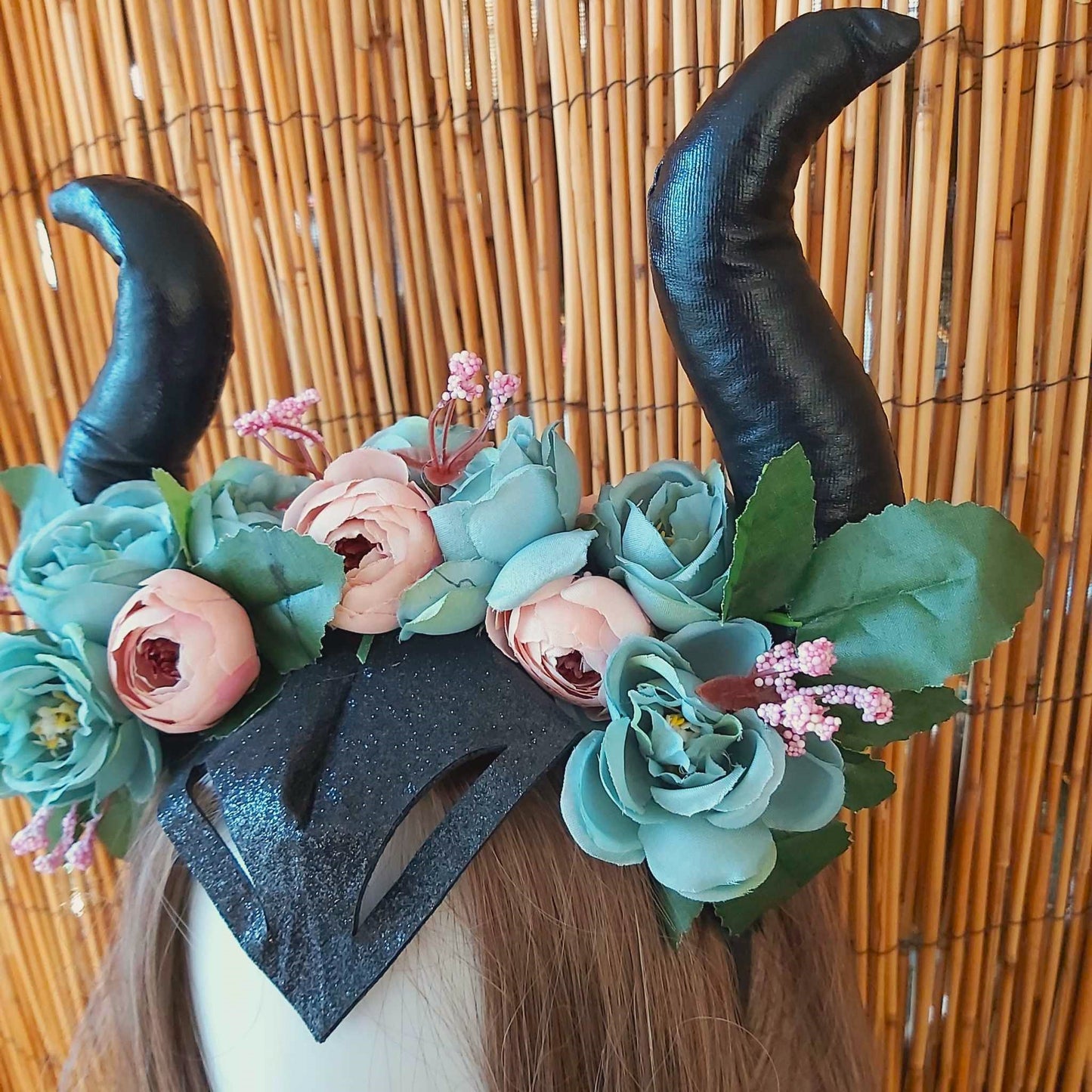 Luxury Handmade Blue Flower Headband/Headpiece