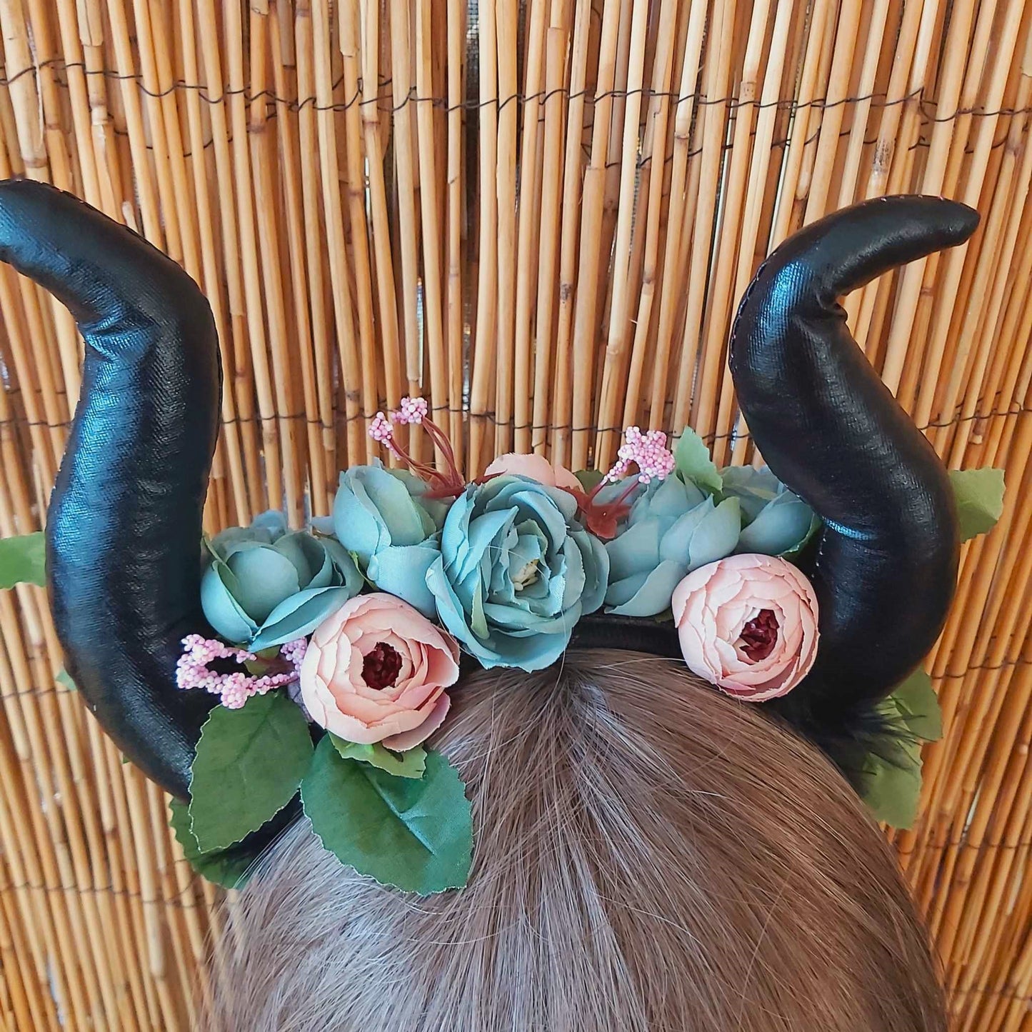 Luxury Handmade Blue Flower Headband/Headpiece