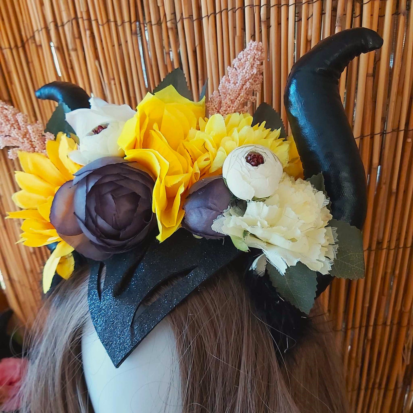 Luxury Handmade Yellow Flower Headband/Headpiece