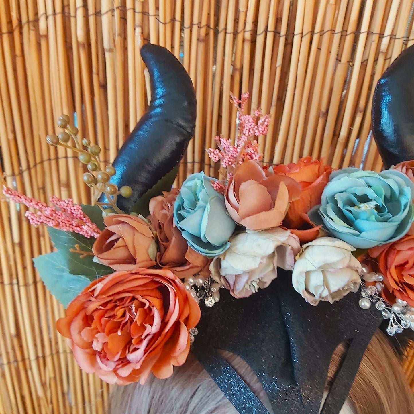 Luxury Handmade Brown Flower Headband/Headpiece