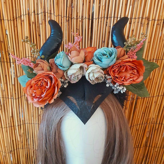 Luxury Handmade Brown Flower Headband/Headpiece