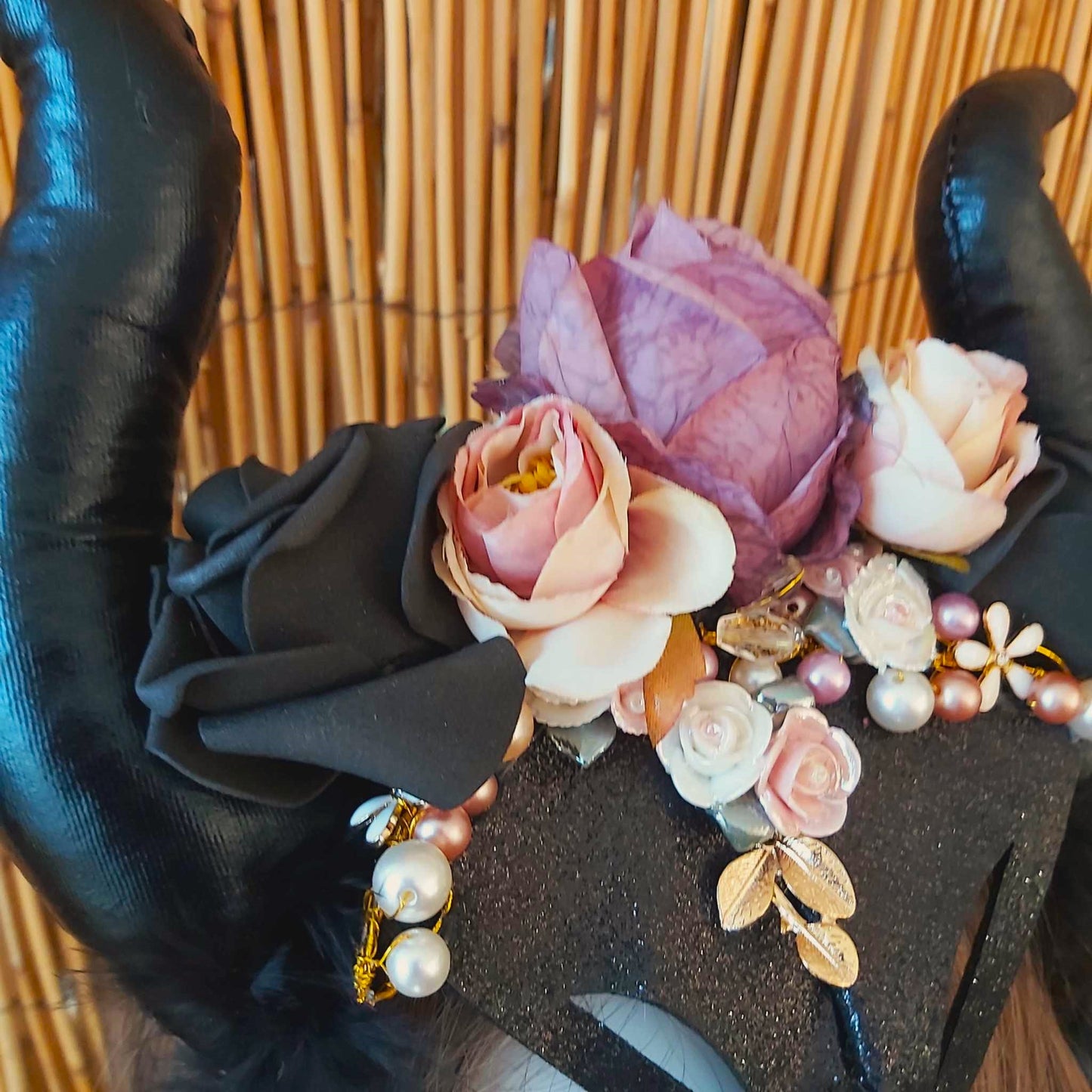 Luxury Handmade Pink Flower Headband/Headpiece