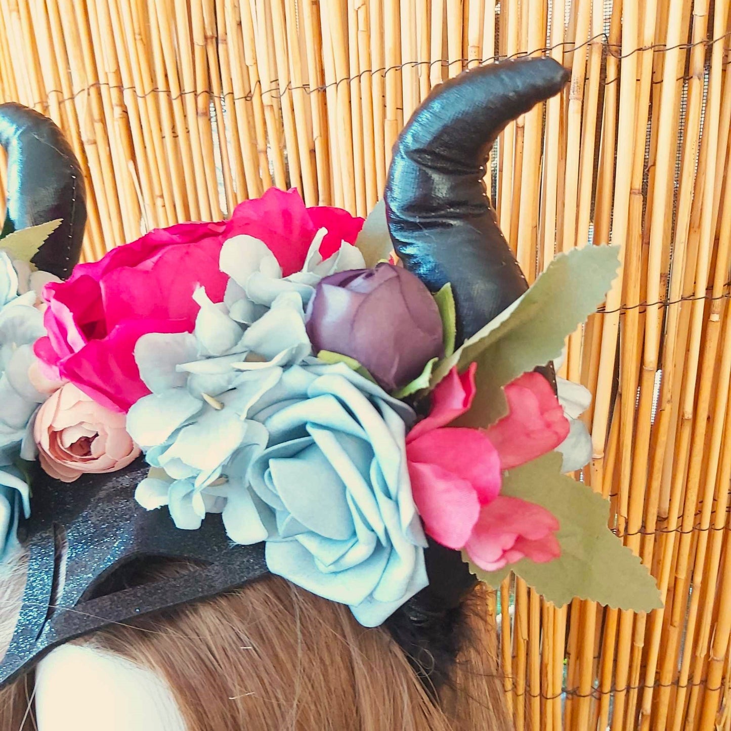 Luxury Handmade Blue Flower Headband/Headpiece