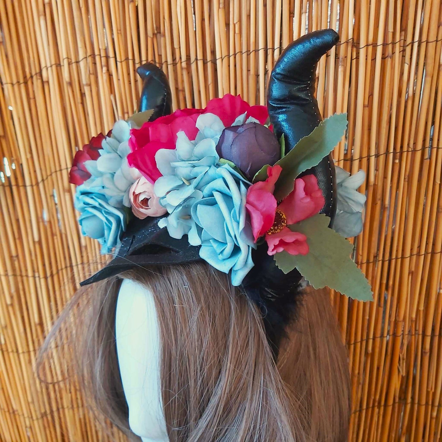Luxury Handmade Blue Flower Headband/Headpiece