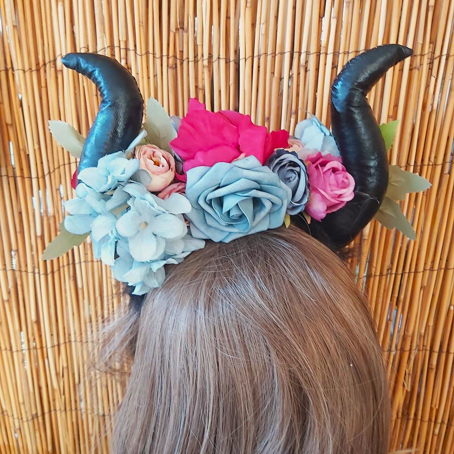 Luxury Handmade Blue Flower Headband/Headpiece