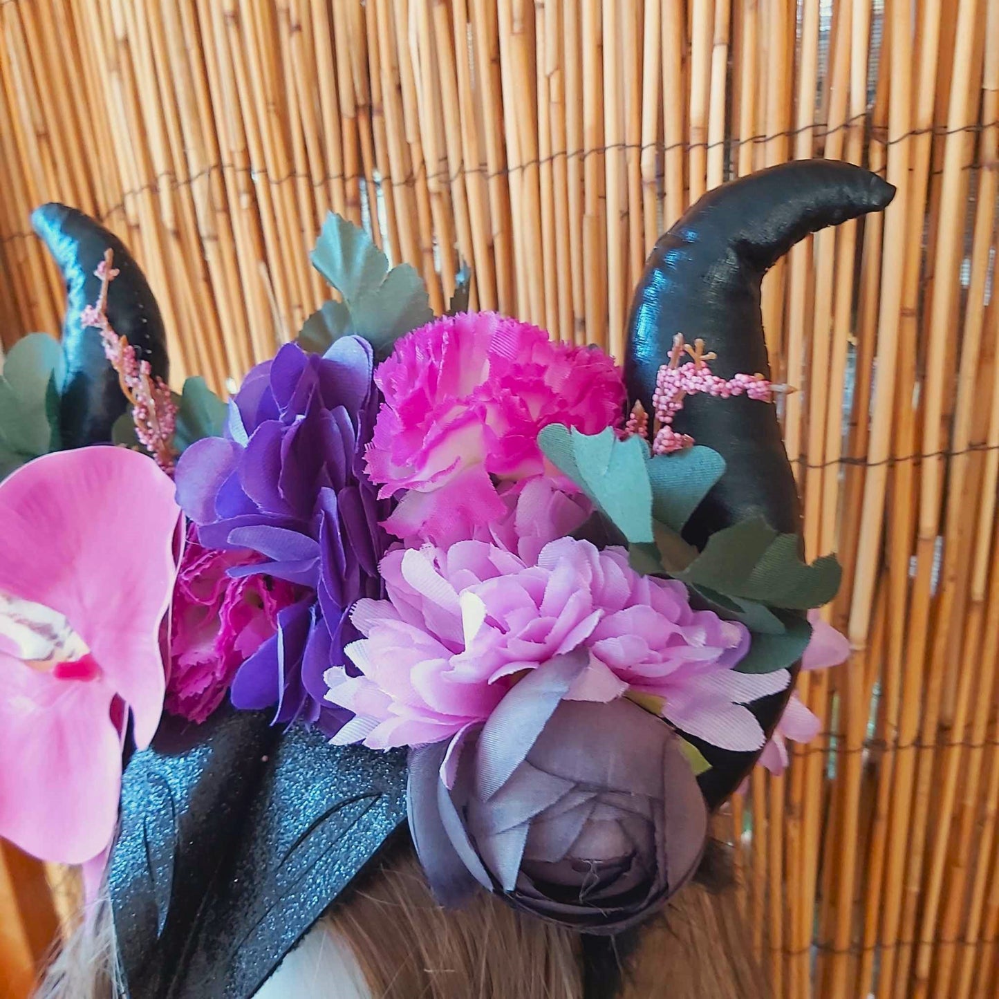 Luxury Handmade Purple Flower Headband/Headpiece