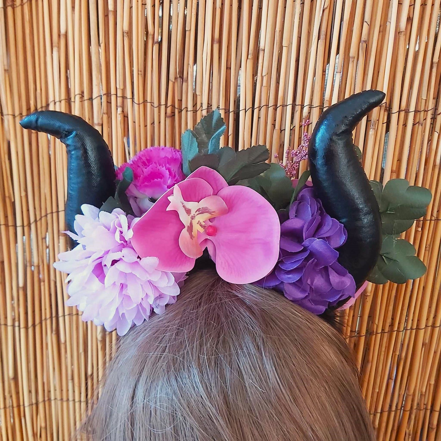 Luxury Handmade Purple Flower Headband/Headpiece