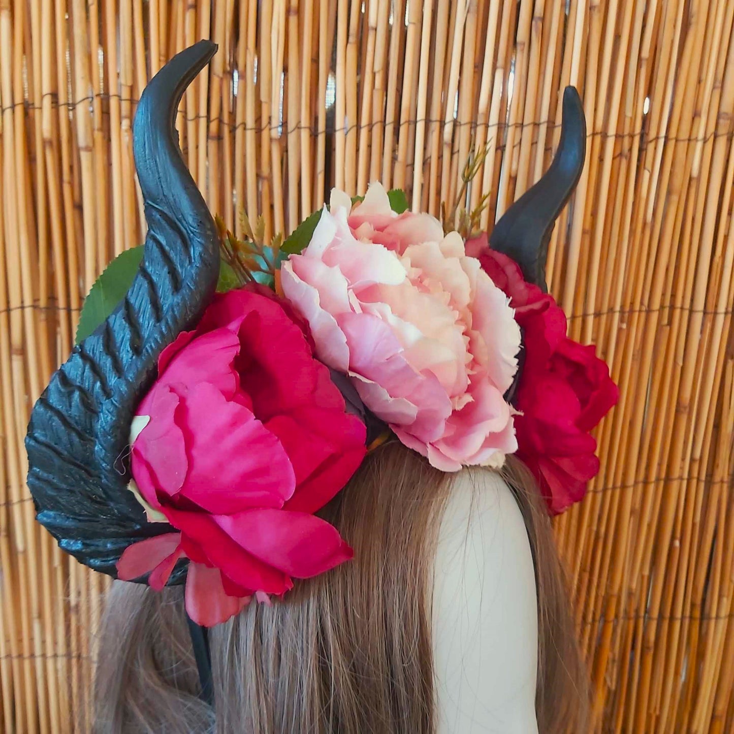 Luxury Handmade Black Flower Headband/Headpiece