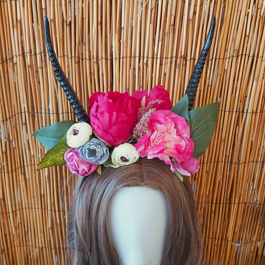 Luxury Handmade Pink Flower Headband/Headpiece