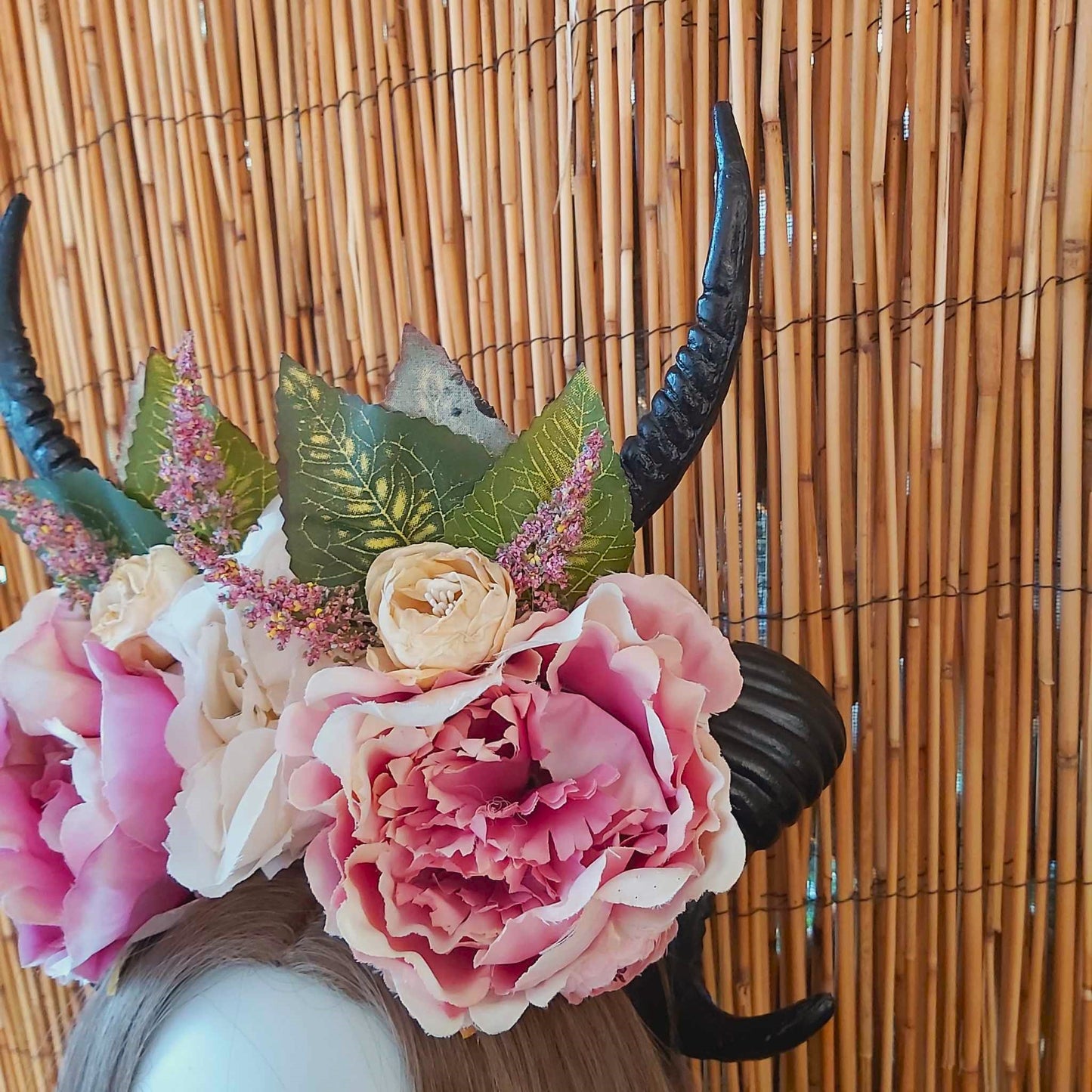 Luxury Handmade Black Flower Headband/Headpiece