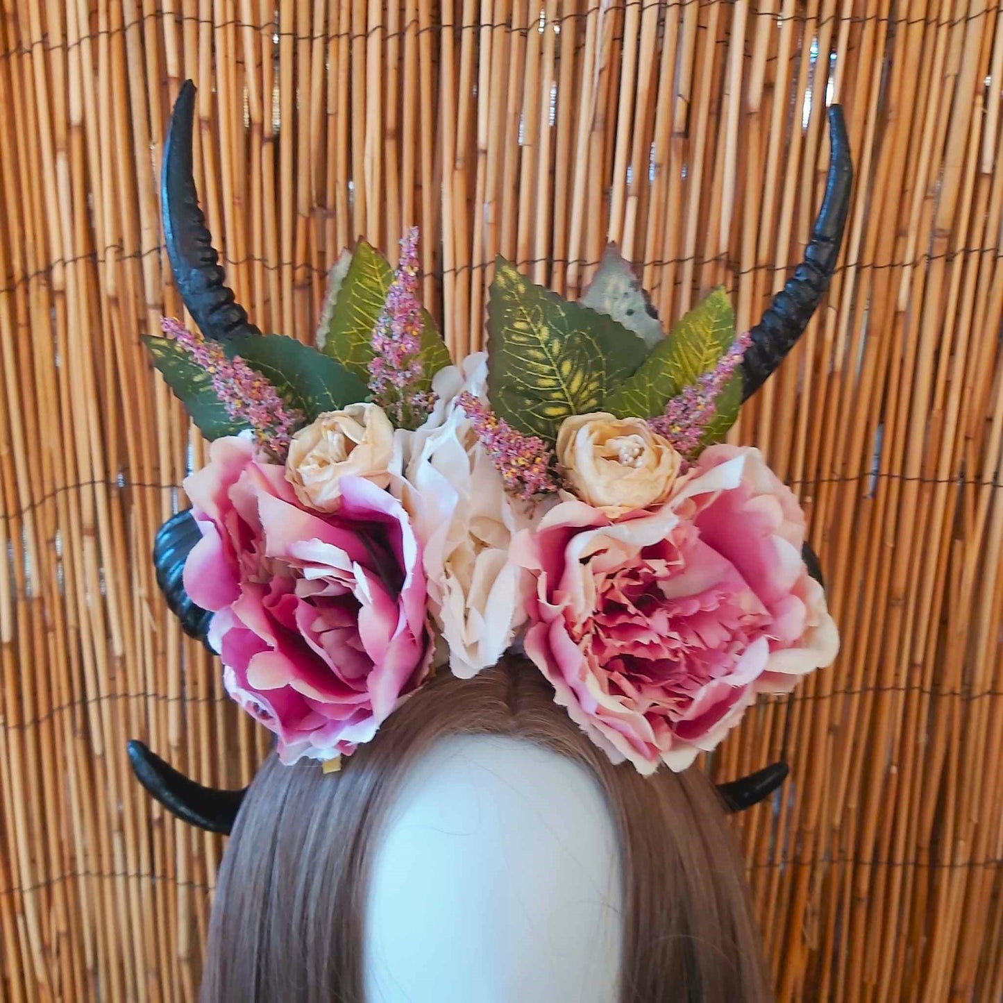 Luxury Handmade Black Flower Headband/Headpiece