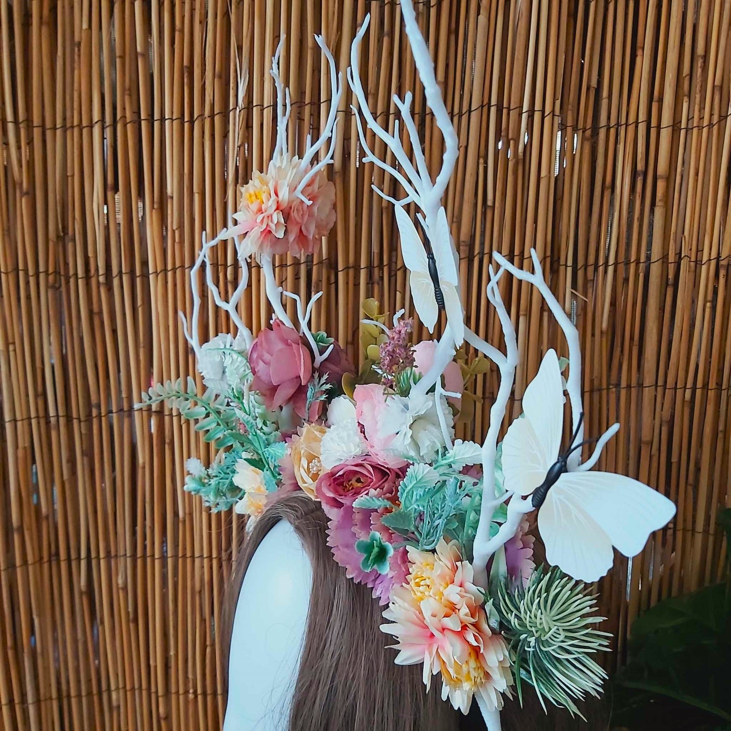 Luxury Handmade Pink Flower Headband/Headpiece