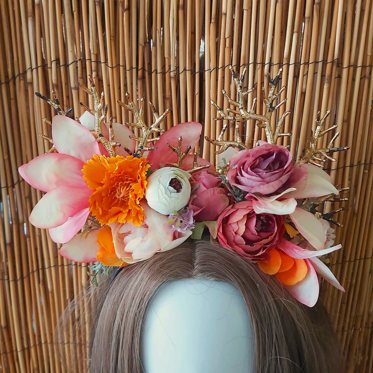 Luxury Handmade Pink Flower Headband/Headpiece