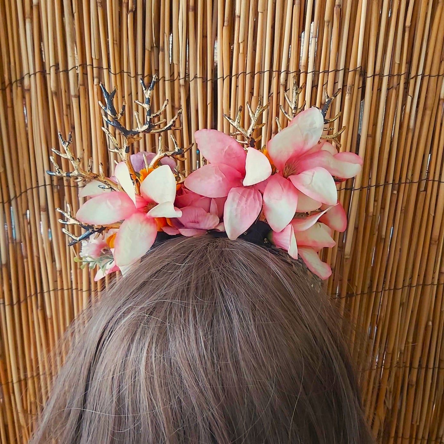 Luxury Handmade Pink Flower Headband/Headpiece