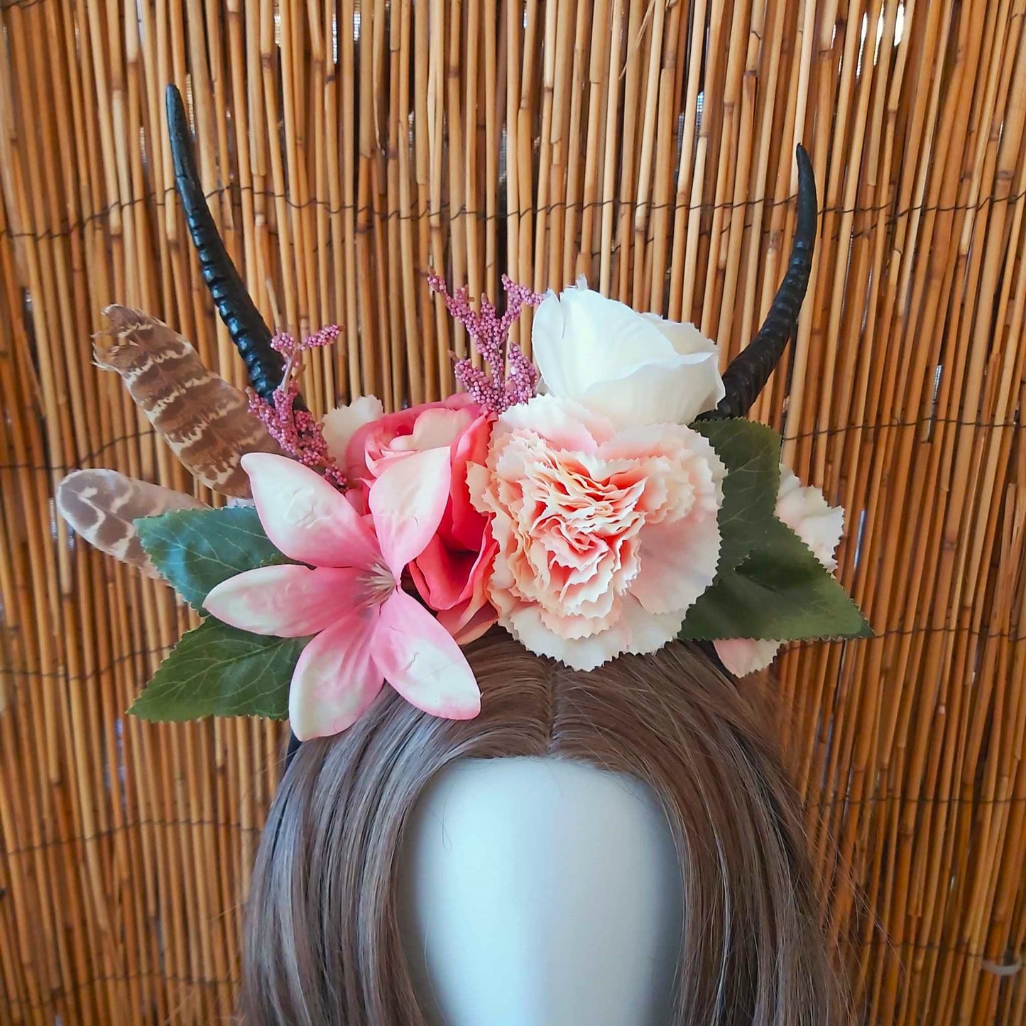 Luxury Handmade Pink Flower Headband/Headpiece