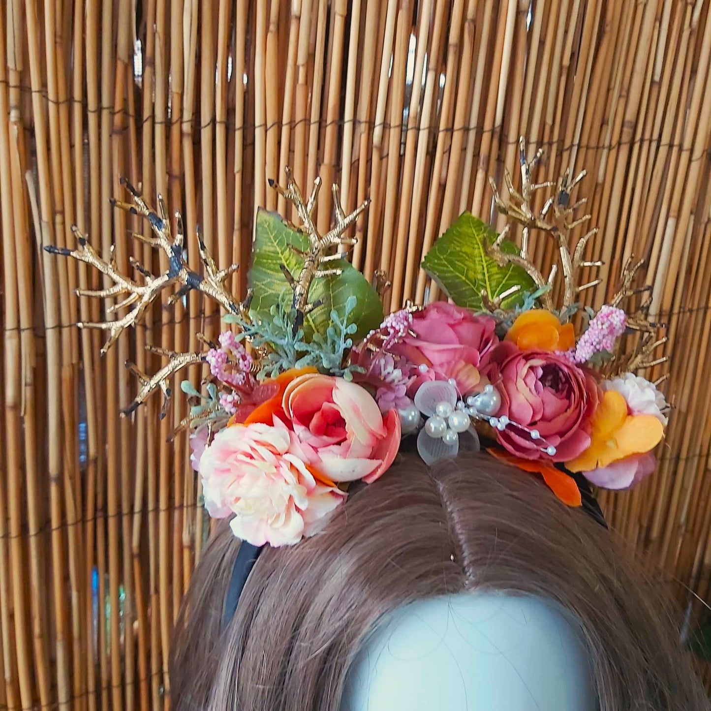 Luxury Handmade Pink Flower Headband/Headpiece