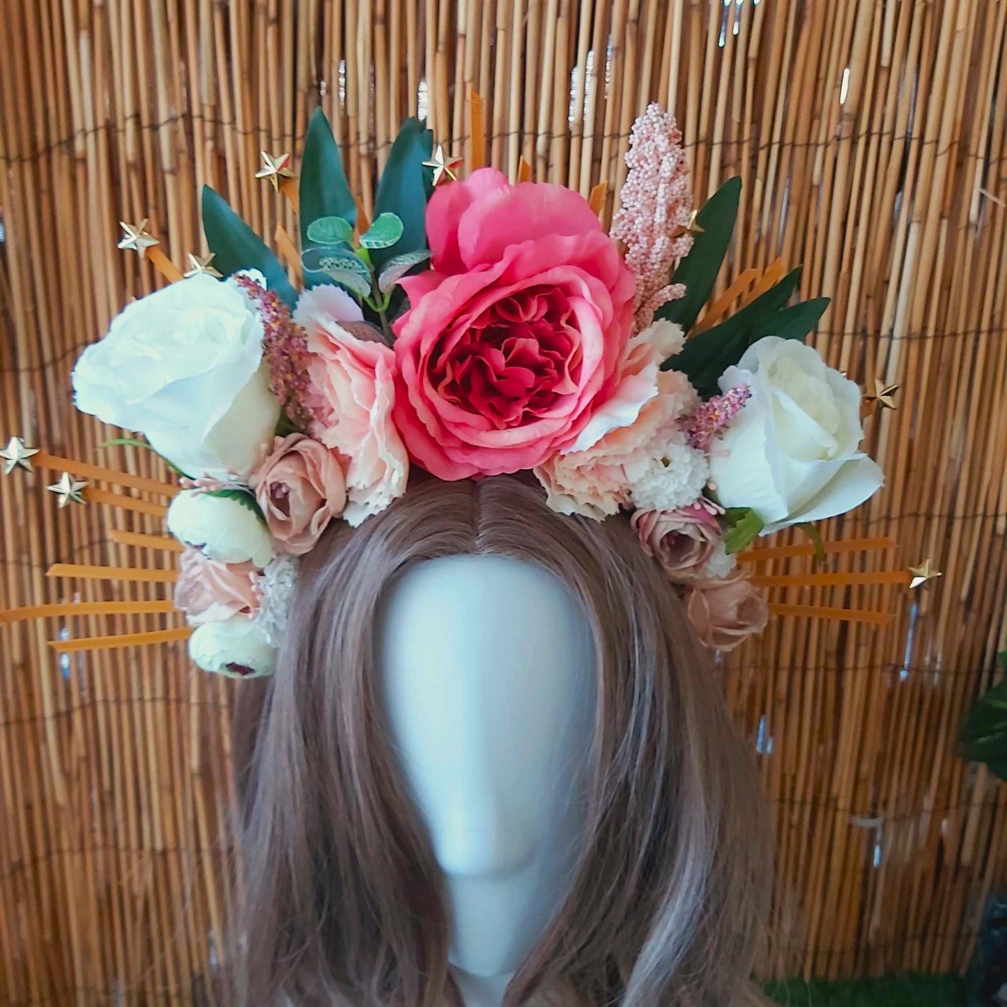 Luxury Handmade Pink Flower Headband/Headpiece
