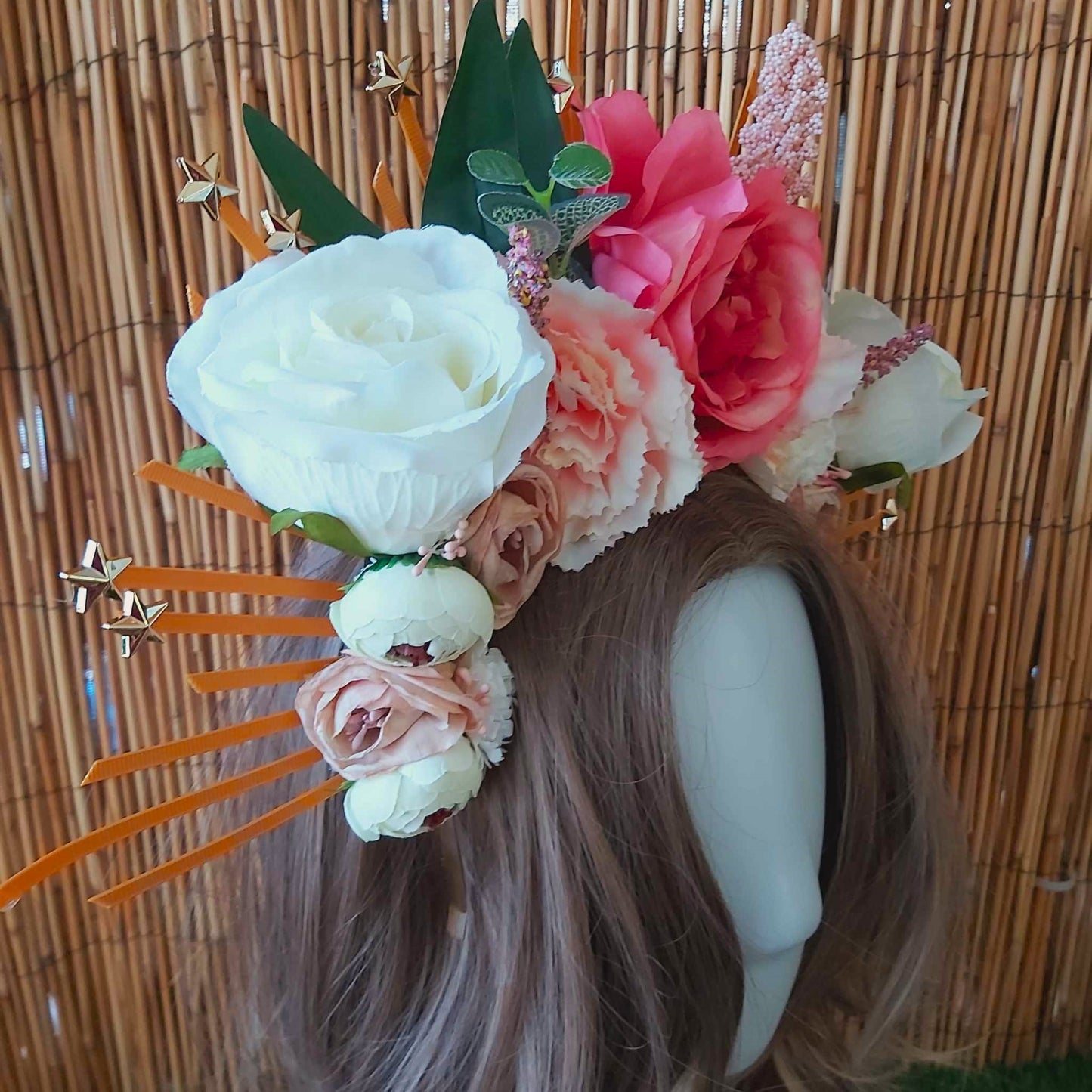 Luxury Handmade Pink Flower Headband/Headpiece