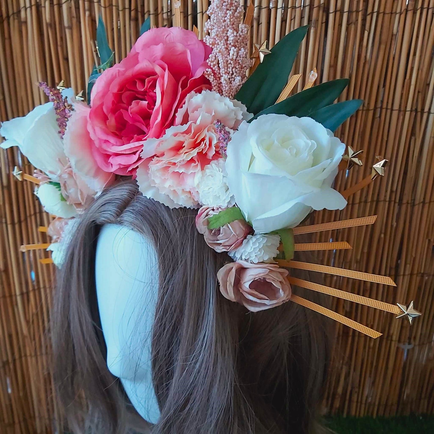 Luxury Handmade Pink Flower Headband/Headpiece