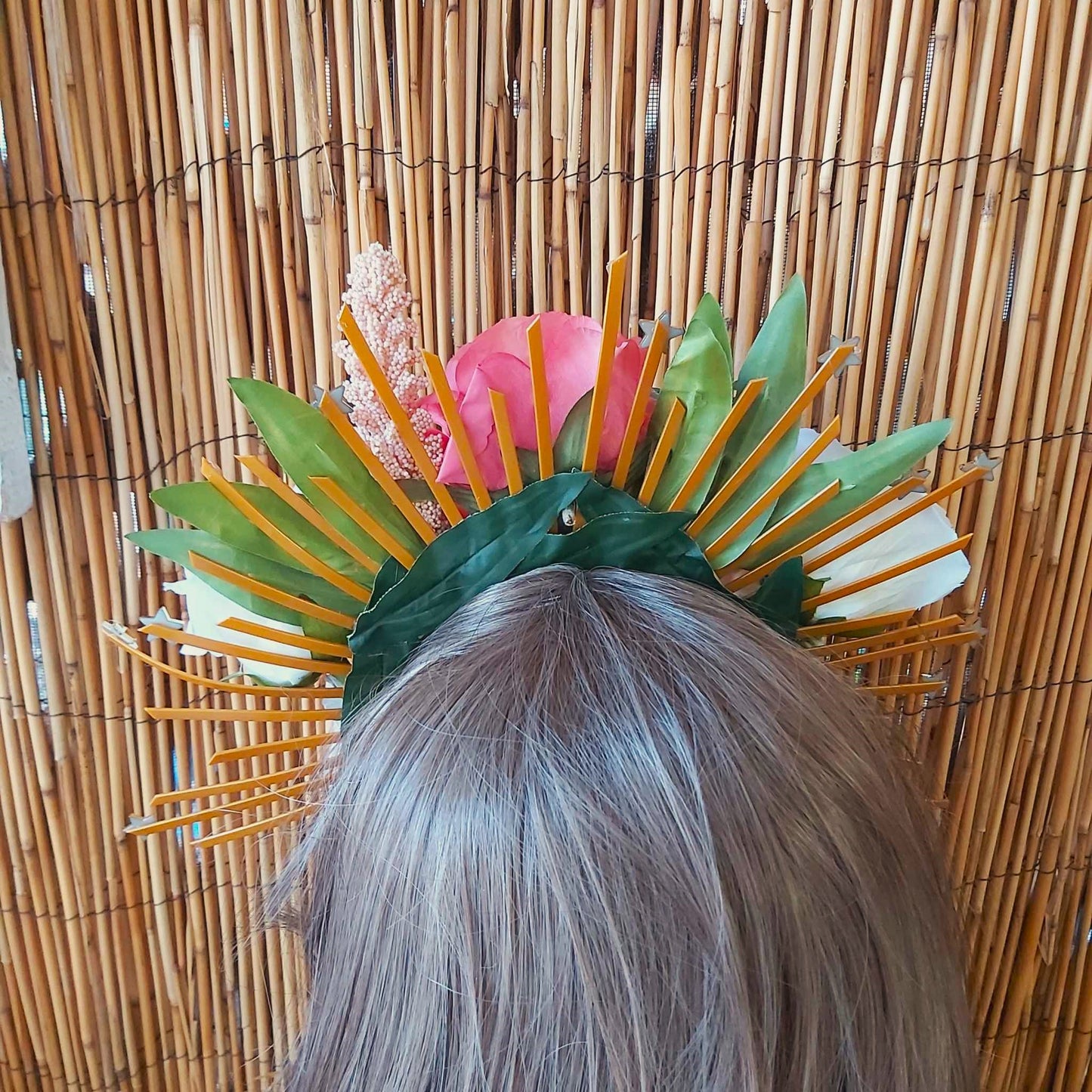 Luxury Handmade Pink Flower Headband/Headpiece