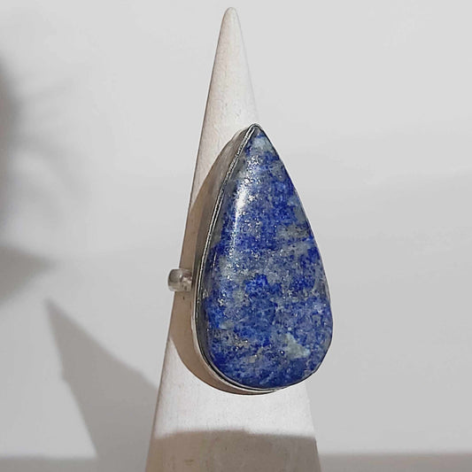 Lapis Lazuli Inner Vision Gemstone Ring US 7.5 (E1658)