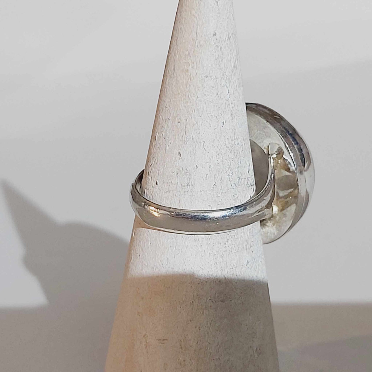 Free Spirit Rainbow Moonstone Ring Size US 10 (E1686)