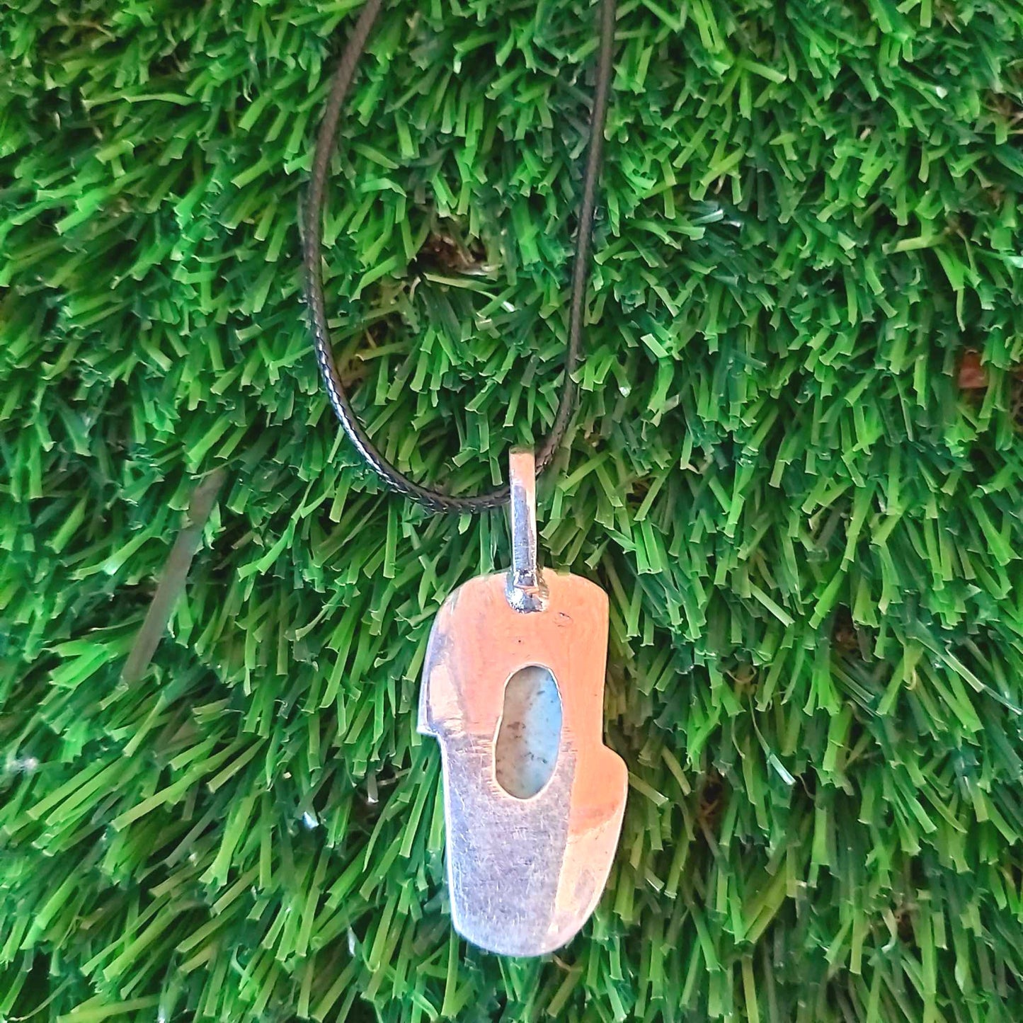 Larimar Goddess Pendant Necklace (E2511)