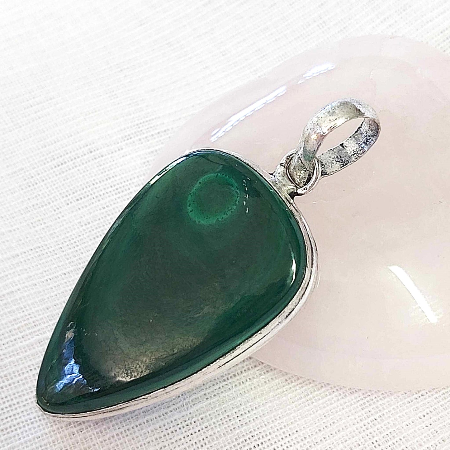 Malachite Crystal Positive Change Pendant (E700)