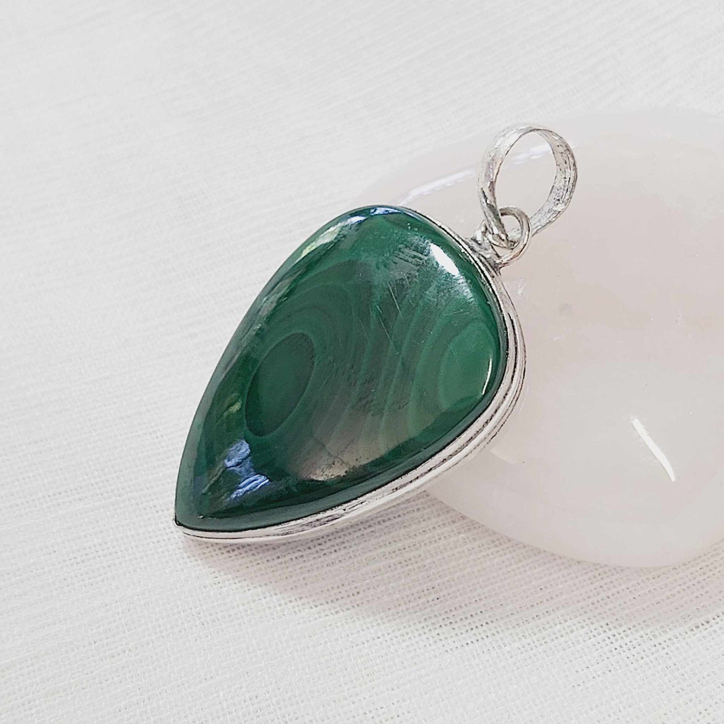 Malachite Crystal Positive Change Pendant (E702)