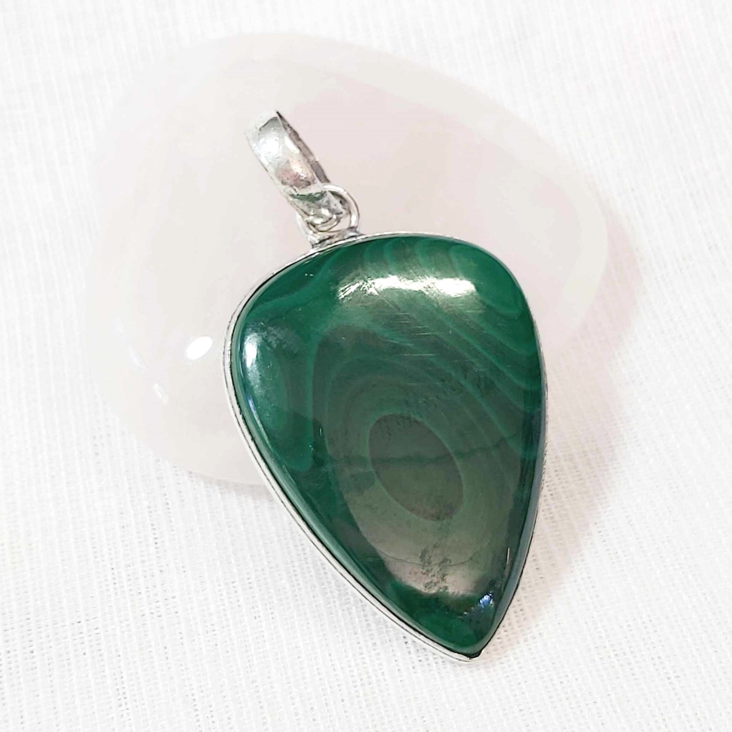 Malachite Crystal Positive Change Pendant (E702)