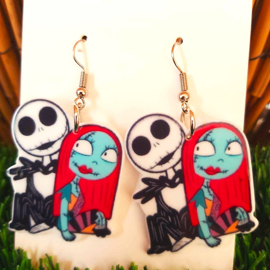 Handmade Nightmare Before Christmas Earrings