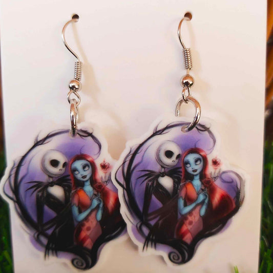 Handmade Nightmare Before Christmas Earrings