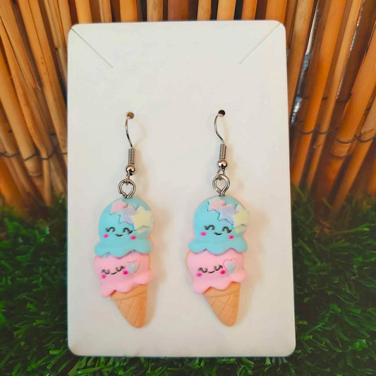 Handmade Ice Cream Earrings