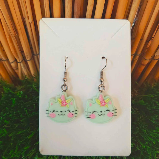 Handmade Cat Earrings