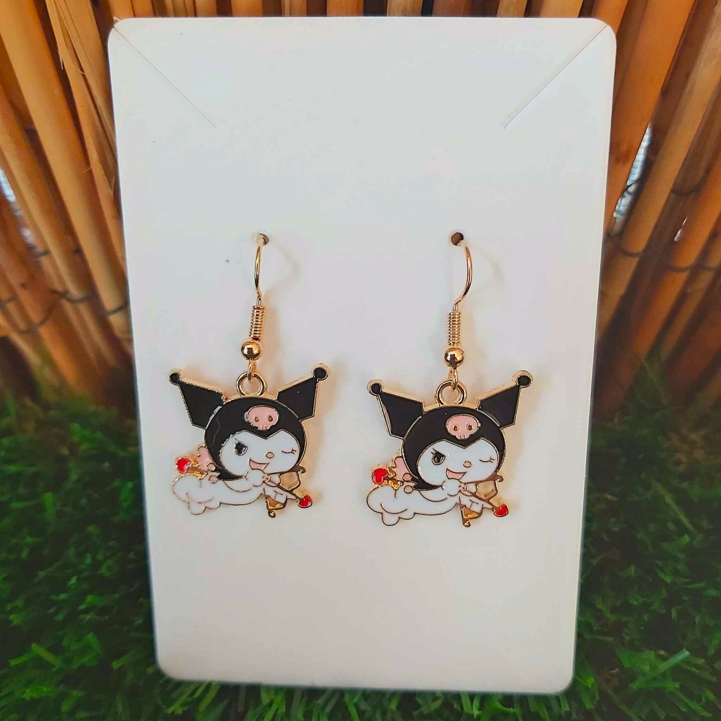 Handmade Hello Kitty Kumori Earrings