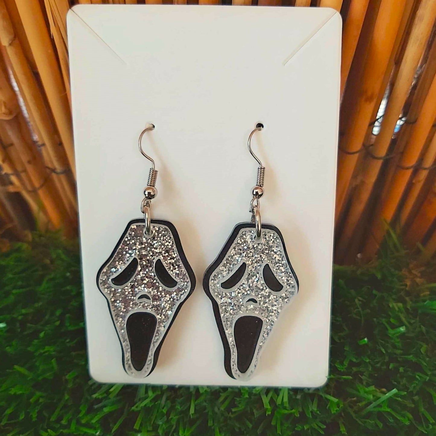 Handmade Horror Scream Earrings
