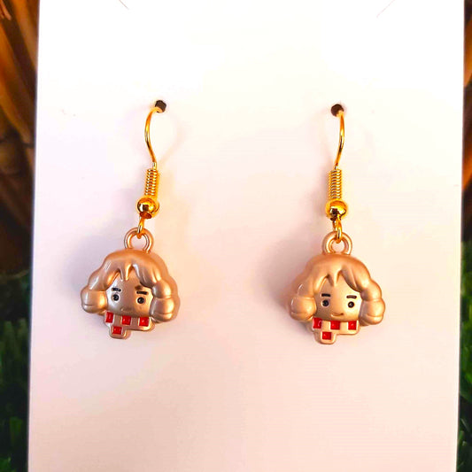 Handmade Harry Potter Hermione Earrings