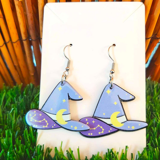 Handmade Witch Hat Earrings