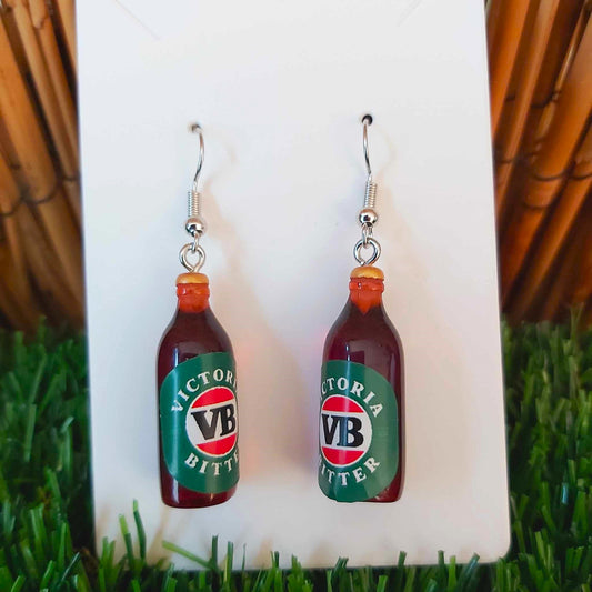 Handmade VB Bottle Earrings